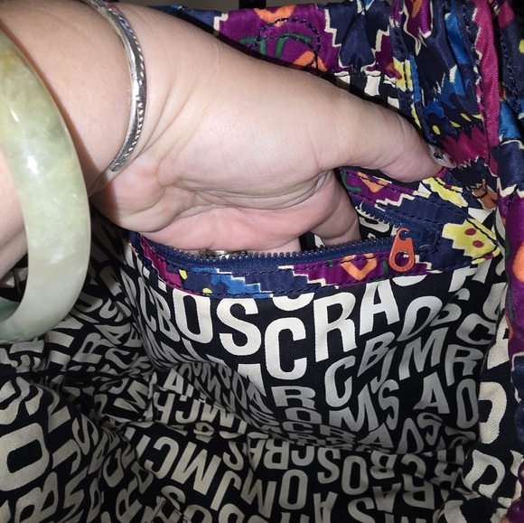 Marc By Marc Jacobs Quilted Pattern Tote Bag - Multicolor EUC - Picture 7 of 13